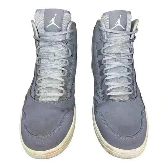 Nike Air Jordan Men 12 Executive Cool Grey Basketball Sneaker Mid Top 820240 - Picture 4 of 16